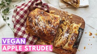 No Measuring Vegan Apple Strudel Recipe