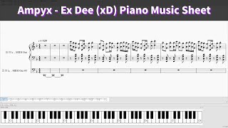 Ampyx - Ex Dee (xD) Piano Music Sheet