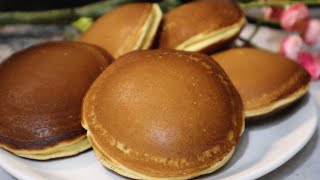 Ep-573 โดรายากิแบบง่ายๆ ไส้คัสตาร์ดช๊อกโกเลต ขนมที่โดราเอมอนชอบกิน-Dorayaki Japanese Pancake Recipes