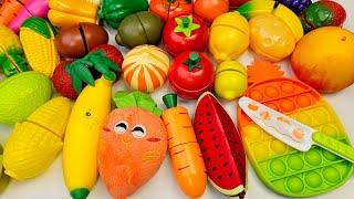 木製 ASMR Plastic Fruit and Vegetable 食材 野菜切り＆フルーツ切り