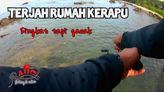 Casting kerapu pantai berbatu | ultralight fishing