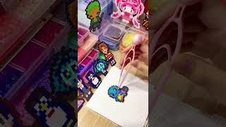 Cute DIY Pixel Art | Mini Fuse Beads | Pixie Beads | 2.6mm Mini Beads #hamabeads #perlerbeads #diy