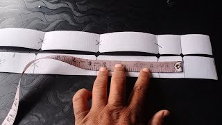 27 कमर की पैंट का बैलट कटिगं करने का तरीका / How To Cutting Belt In Simple Way