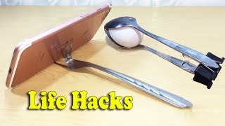 11 Life Hacks With Forks and Spoons DIY at Home