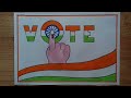 easy national voters day drawing national voters day poster voters day poster drawing easy