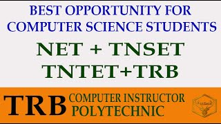 Final Chance  | TRB Computer Instructor | Polytechnic | NET | TN-SET | TNTET |  369 Tesla