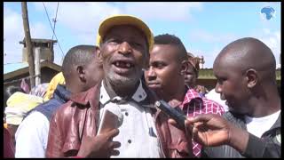 A section of leaders and residents in Nyahururu town, Laikipia protest against Women Rep Waruguru