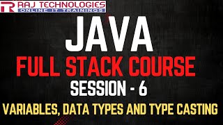 Become a FULL STACK Java MASTER | Java Variables and Type Casting
