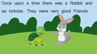 The rabbit and the tortoise | Moral story in English for kids l