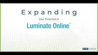 Webinar | Expanding Your Potential in Luminate Online