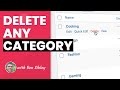 How to Delete Any WordPress Category (even 