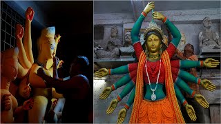 Kumartuli Durga Idol Preparation 2023 | Durga Idol Painting | Durga Puja 2023