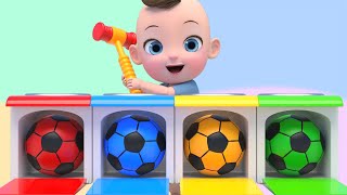 5 Balls Song! | This Is The Way Nursery Rhymes | Baby & Kids Songs