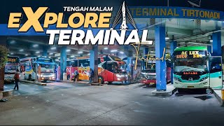 FIRST TIME KE TERMINAL TIRTONADI SOLO TENGAH MALAM 😱 | AKTIVITAS TERMINAL SELAMA 24 JAM!!!