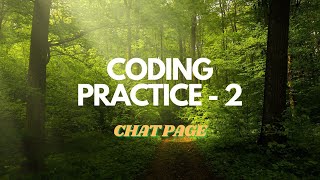 Introduction to Bootstrap | Coding Practice - 2 | Chat Page | Nxtwave | Static Website