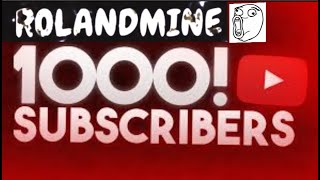 1000 Subscriber Special!