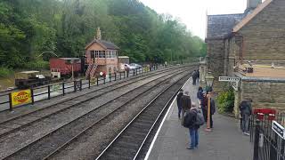 Class 40 arriving at highley at the Severn valley diesel gala 2019