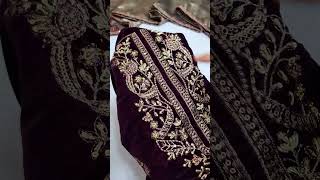 Tawakkal Fabrics Embroidered Velvet Suits