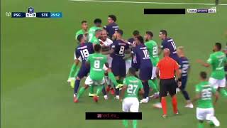 Psg vs St Etienne fight scene💥| Mbappe injury| PSG vs St Etienne| 25-07-2020 Coupe de France Final|