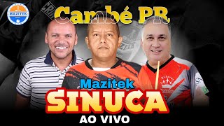 BRINCO, GLADIADOR, RAMÃO - JOGOS DE SINUCA - 25/01/25 - #sinucaaovivo #snooker #oavivo