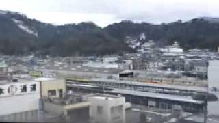 佐和山と彦根駅