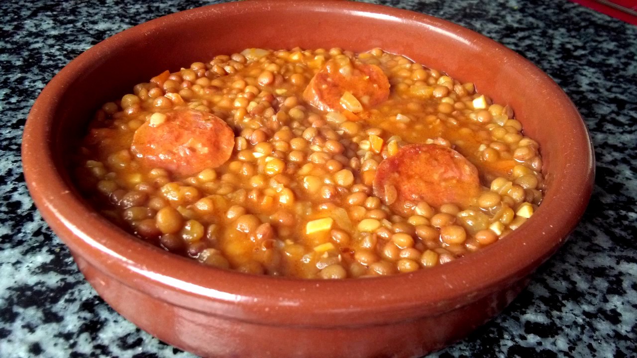 LENTEJAS CON CHORIZO Receta De La Abuela Tus Recetas De Cocina - YouTube