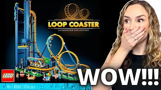 LEGO Roller Coaster WITH LOOPS Revealed!! THIS IS INSANE