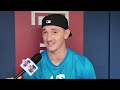 austin hays on being traded to philly starting off at juco and hitting an inside the park homer