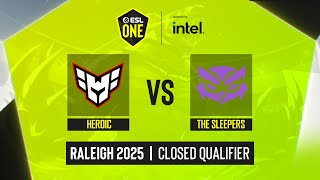 Dota2 - Heroic vs The Sleepers - ESL One - Raleigh: South America Closed Qualifier