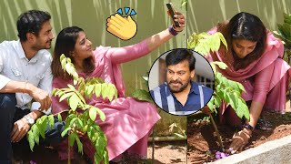 Chiranjeevi Daughter Sushmita Konidela Planted Saplings Along With Her Husband Vishnu Prasad | DC