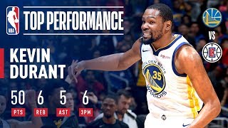 Kevin Durant's EPIC 50 Point-Performance In Game 6 | April 26, 2019