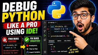#53 Debug Python Like a Pro Using IDE! 🚀