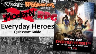Everyday Heroes: Quickstart Guide (Evil Genius Productions, 2022) | Modern RPG