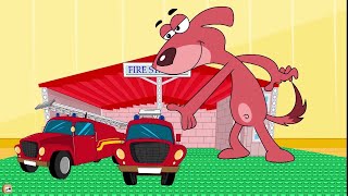 Rat A Tat Fire Truck Kids Lego Toy Funny Animated dog cartoon Shows For Kids Chotoonz TV