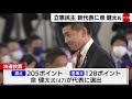 立憲民主 新代表に泉健太氏（2021年11月30日）