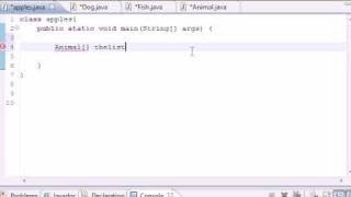 Java Programming Tutorial - 61 - Simple Polymorphic Program