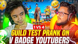 GUILD TEST PRANK ON PIYUSH JOSHI