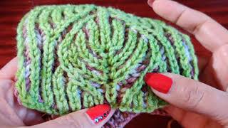 Brioche Leaf Coaster tutorial 2