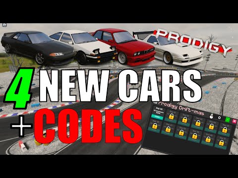 Christmas Update! 4 New Cars  Codes! Roblox Prodigy Drift