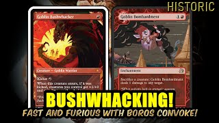 Did You Know Bushwhacker Is In Arena? Boros Convoke | Historic BO3 Ranked | MTG Arena