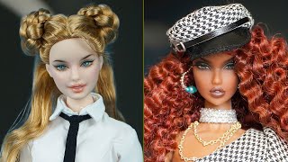 Barbie Doll Makeover Transformation ~ Barbie Hairstyles Tutorial ~ Wig, Dress, Faceup, and More!