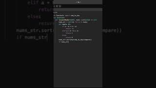 Leetcode #179: Largest Number #coding #python #programming #code #windows #exam