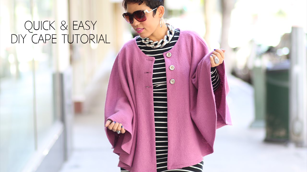 Diy Cape Youtube
