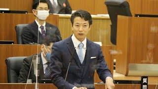 福井市議会　令和3年3月定例会　3月2日本会議（一般質問１０）鈴木議員 手話通訳挿入