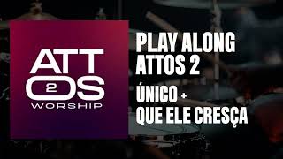 Único - Que Ele Cresça - Attos 2 - Play Along Gospel - Sem Bateria #drummer #gospelchops #playalong