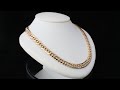 k18イエローゴールド　６面ダブル　喜平ネックレス　150g 50cm　18k gold flat link chain necklace