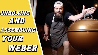 Unboxing and Assembling your Weber Kettle Grill | ft. Chuds BBQ