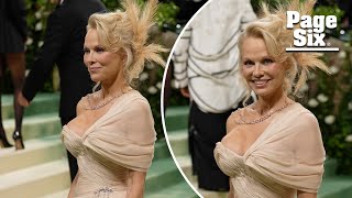 Pamela Anderson goes for Old Hollywood glamour at the 2024 Met Gala