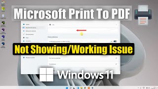 How to Fix Microsoft Print to PDF Not Working Issue in Windows 11