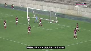 関東大学サッカー2019リーグ戦前期第7節、早稲田大学vs東洋大学